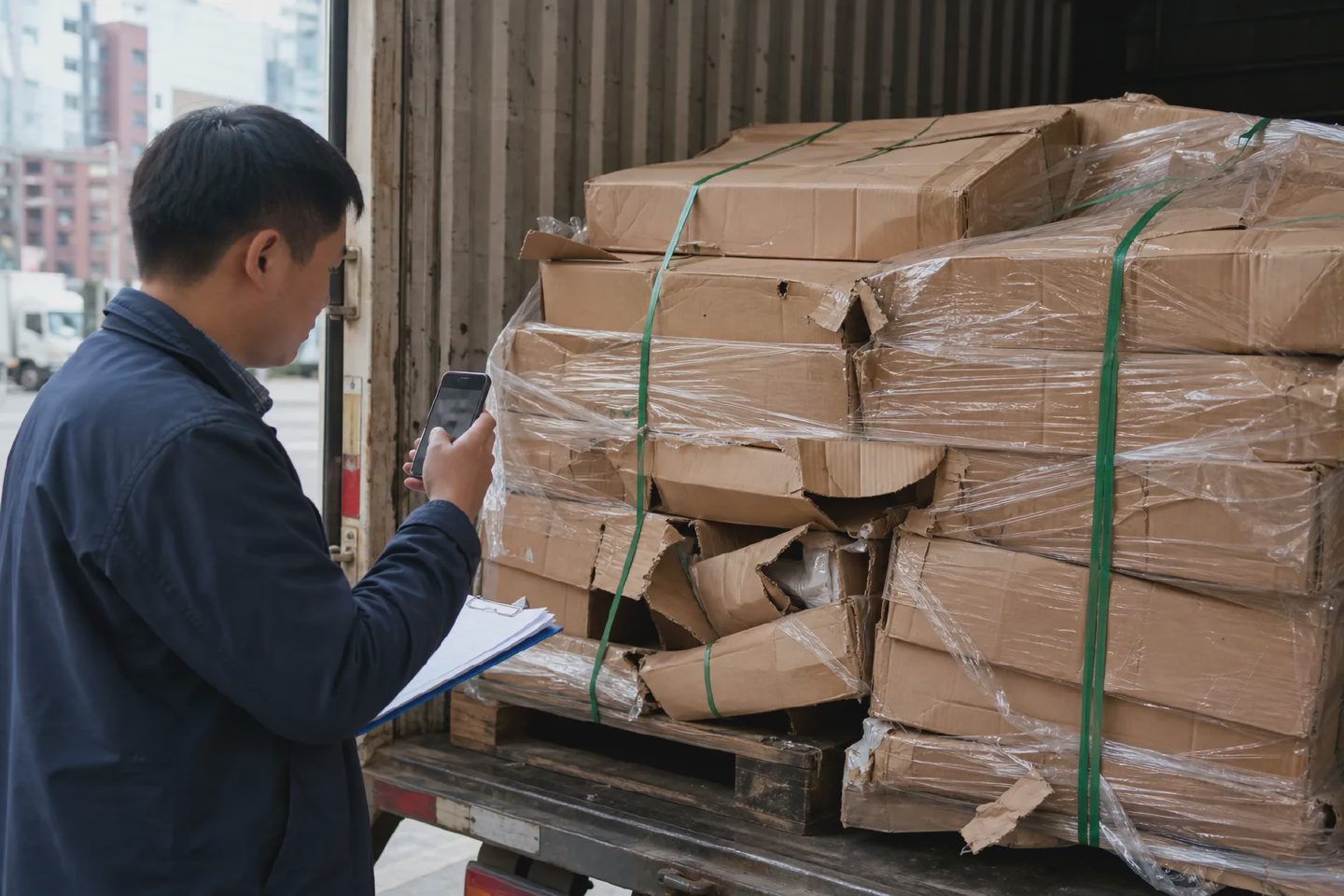 Receiving Damage Evidence Checklist for Buyers